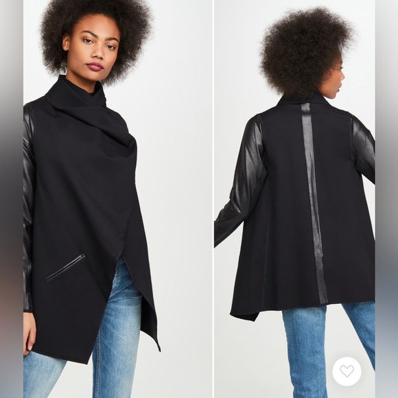 SPANX Faux Leather Convertible Jacket - Picture 2 of 9